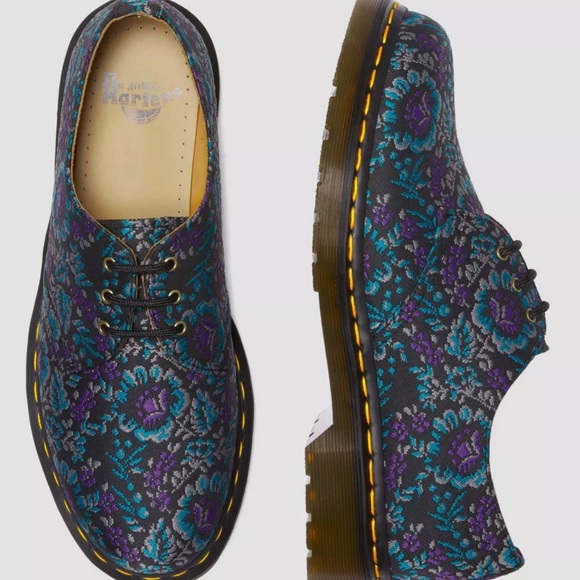 1461 Floral Jacquard Oxord Shoes - Picture 8 of 15